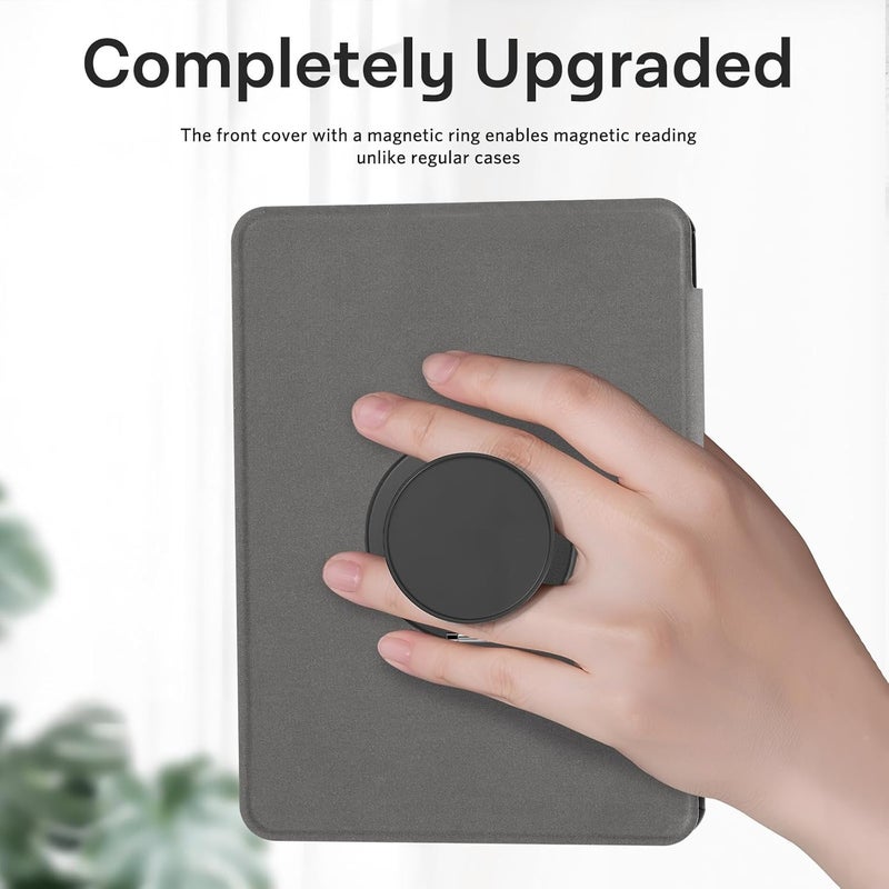 CoBak Magnetic Case for 6" Kindle 2024 and 2022 (11 Generation) - Compatible with PopSockets/UGREEN/Anker Magnetic Grip and Stand, Auto Sleep and Wake, Premium Protective Case for Kindle Basic, Violet - Image 4